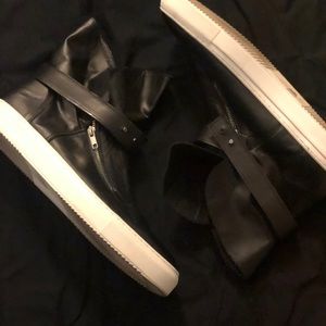 Custom Leather High Tops, Demobaza Inspired